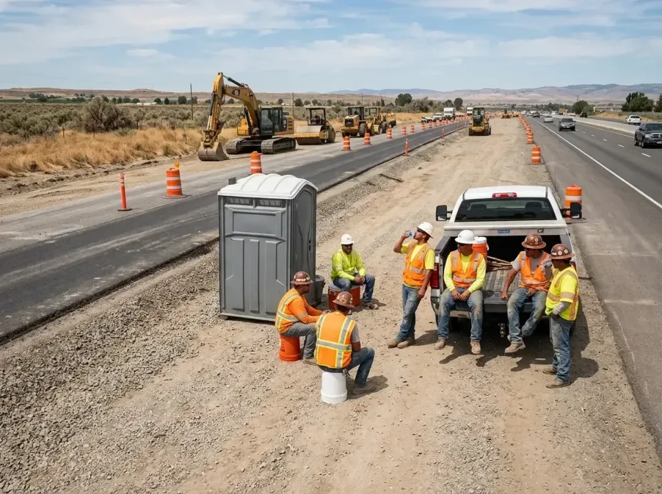 highway-road-construction-crew-007 — frequently asked questions, Porta Potty and Restroom Rentals in Romoland, CA